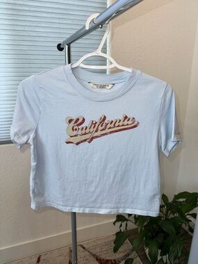 Light Blue 'California' Graphic Tee